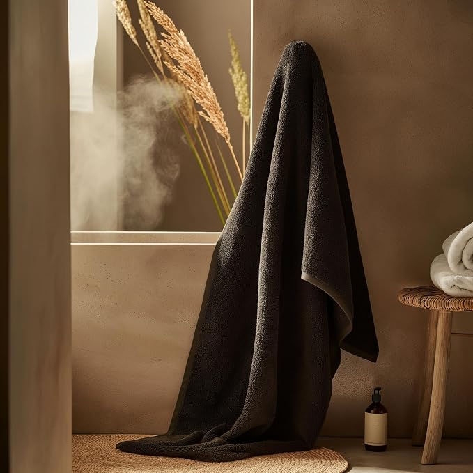 SALBAKOS 100% Turkish Cotton Jumbo Bath Sheet Towel Oversized 40x80 inch | - Image 4