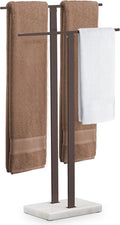 KES Bronze Standing Towel Rack by KES