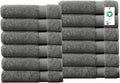 Delara 100% Organic Cotton Towels 650 GSM Plush Feather Touch Quick Dry Bath by Delara