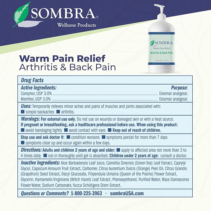 Sombra Warm Pain Relief Gel, Warm Relief - Image 7