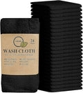 Softolle 100% Cotton Washcloths 24 Pack Soft, Highly Absorbent Washcloth by Softolle
