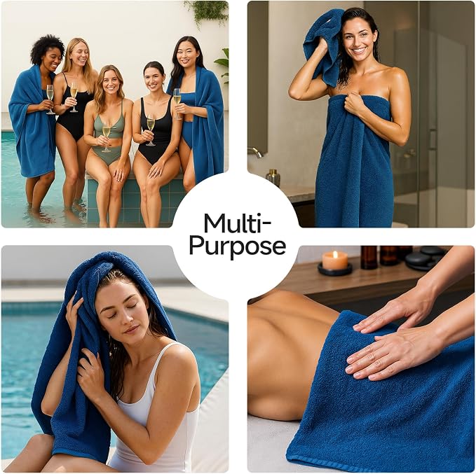 REDKISS 2 Piece Luxury Bath Towel Set - Image 6