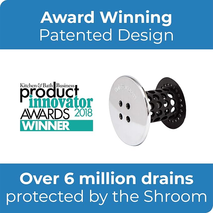 TubShroom Tub Drain Hair Catcher, Fits 1.5” 1.75” Bathtub Shower Drains - Image 6