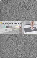 Nonslip Bathtub Mat, Anti Slip Bath Mat 0.6" Extra Thick, Quick Dry Bath Tub by Rzoysia