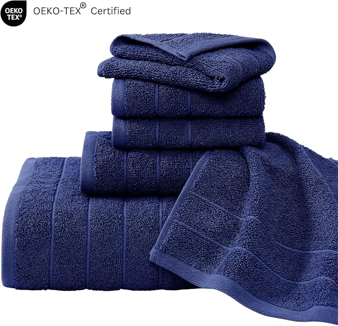 Casa Platino 100% Cotton Luxury Bath Towel Set - Image 3