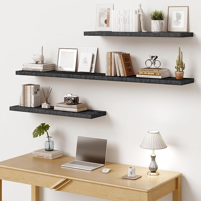 Vivelove 30 Inches Floating Shelves Wall Mounted, Living Room, Home Decor - Image 7