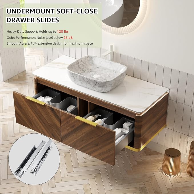 Yayzy 36” Floating Bathroom Vanity - Image 3