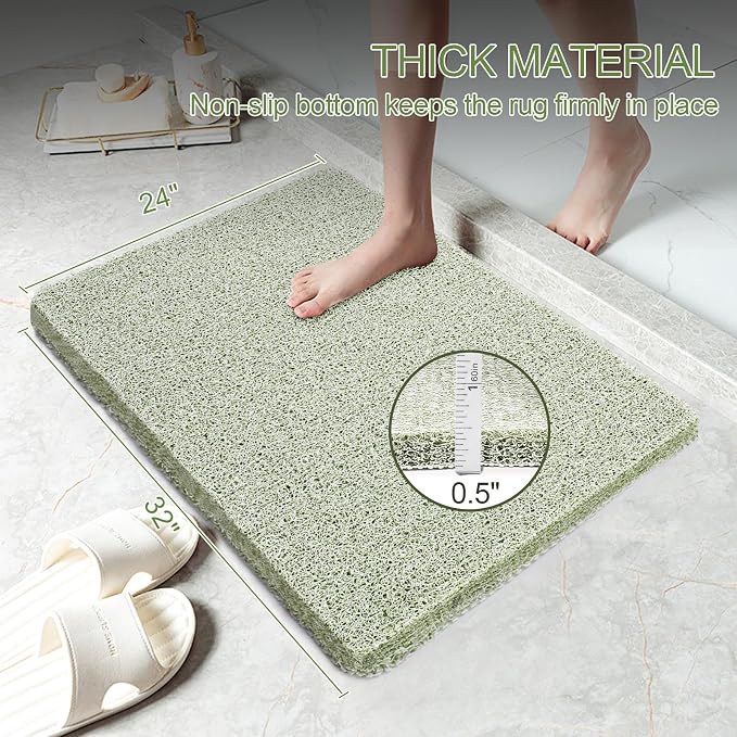 Joyhalo Shower Mats for Showers Anti Slip for Elderly, Bath Tub Mats for - Image 2