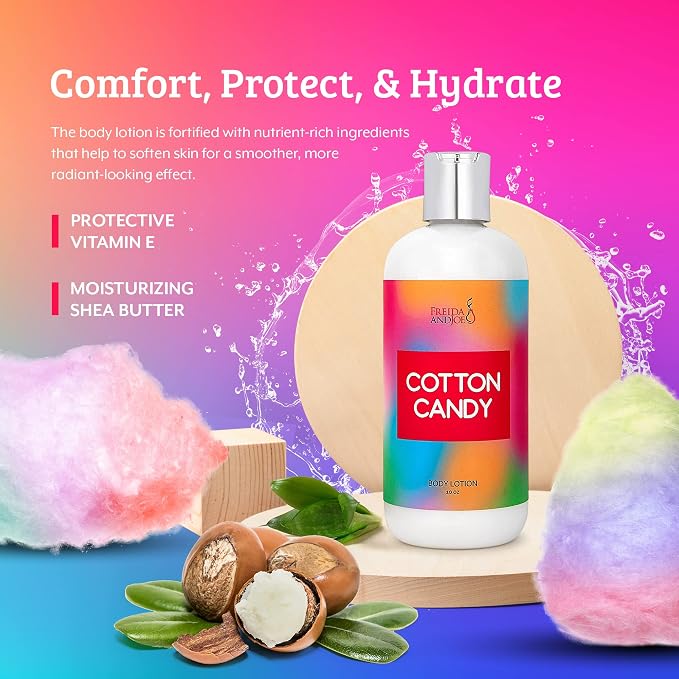 Home Spa Gift 10oz Deep Moisturizing Fragrance Body Lotion & 8 oz. Fine - Image 3