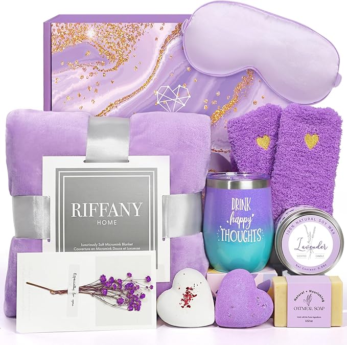 Gifts for Women, Unique Birthday Gifts for Women, Lavender Relaxing Spa Gifts by SuhctuptxAccompanyUInLife
