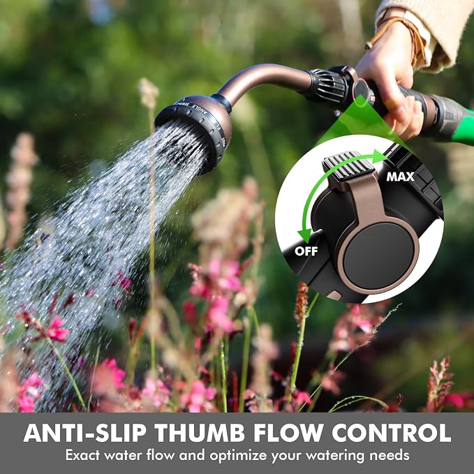 RESTMO Watering Wand, Heavy Duty Metal Garden Hose Wand - Image 3