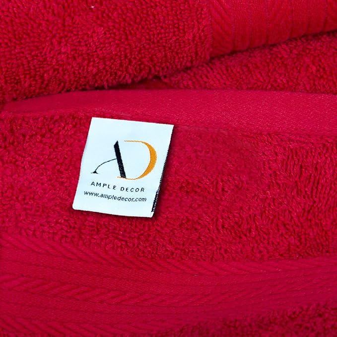 Ample Decor Hand Towels for Bathroom 18 X 28 Inch 600 GSM 100% Cotton, Soft - Image 7