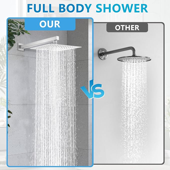 Rain Shower head, High Pressure Shower Head Made of 304 Stainless Steel - Image 4