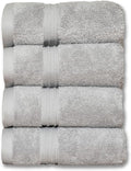 Milara Turkish Super-Plush Wash Cloths Set 4-Piece | Premium 100% Cotton by MilaraCreations