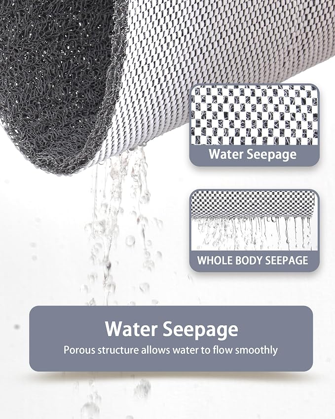 Non Slip Shower Mats for Inside Shower, 16x24 Inch, Anti-Slip Bathtub Mats for - Image 5