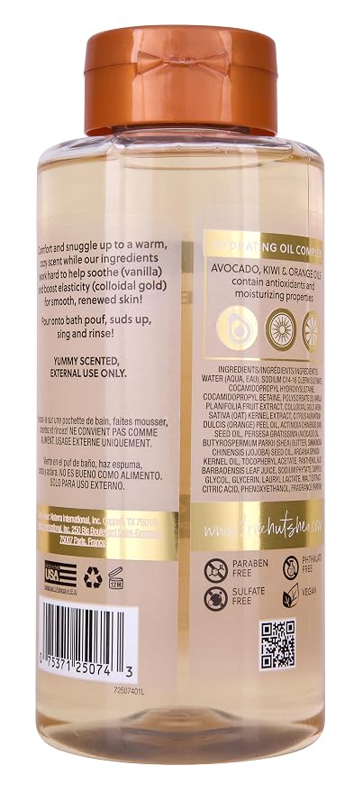Tree Hut Vanilla Foaming Gel Wash, Moisturizing & Hydrating Body Wash - Image 2