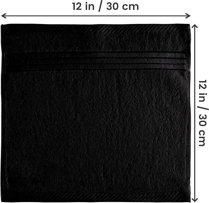 Utopia Towels 12 Pack Premium Wash Cloths Set, 12 by 12 Inches, 100% Cotton - Image 2