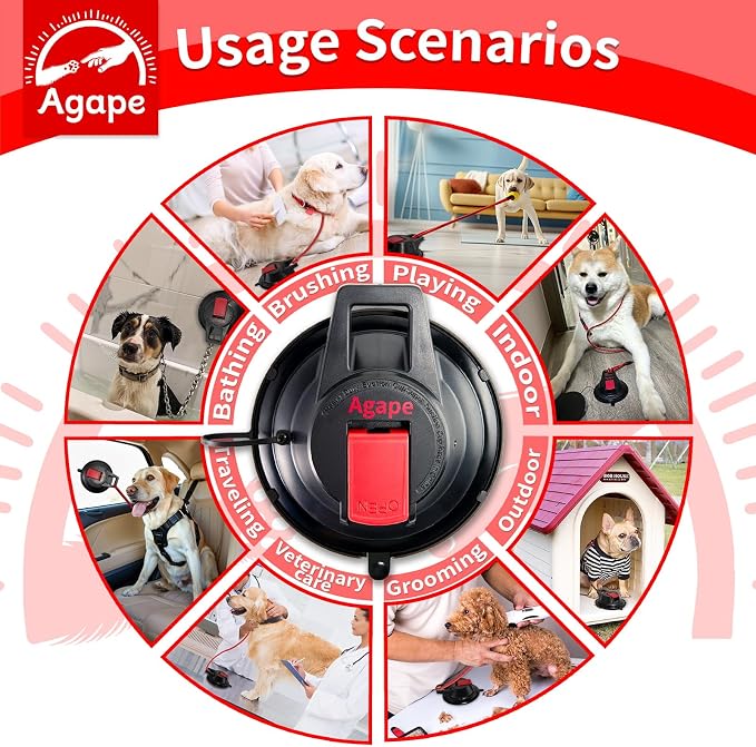 Agape Heavy Duty Dog Bathing Suction Cup - Image 5
