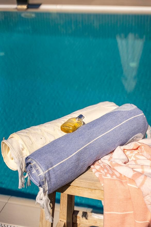 SOFE H&L | LINVIA Foutah Quick Dry Beach Towel Pack of 1 CARETTA - Image 6