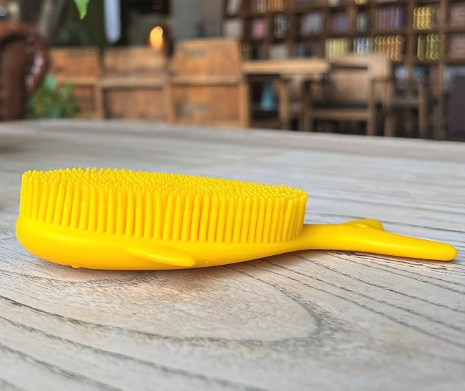 Premium Sensory Brush for Kids or Autism, Soft Silicone Body Scrubber, 2 in 1 - Image 8