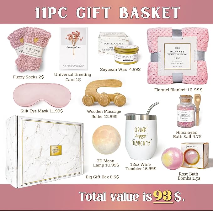 Surgery Recovery Gifts Women, Get Well Soon Gift Baskets - Image 3