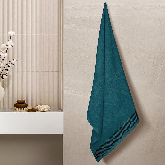 Belizzi Home Ultra Soft 4 Pack Oversized Bath Towel Set 27x54 inches, 100% - Image 3