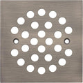 Square 4-1/4 Inch Screw-in Shower Drain Cover Replacement Square Floor Drainer by vouruna