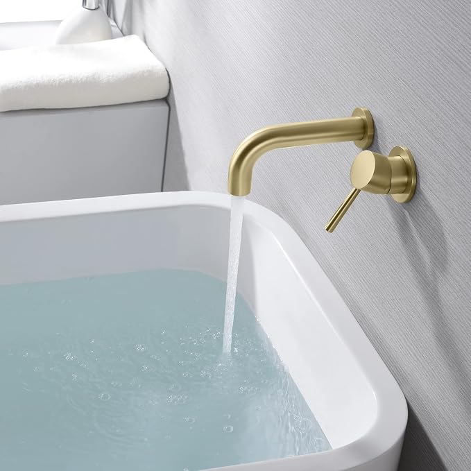 SUMERAIN Wall Mount Bathtub Faucet Tub Filler - Image 4