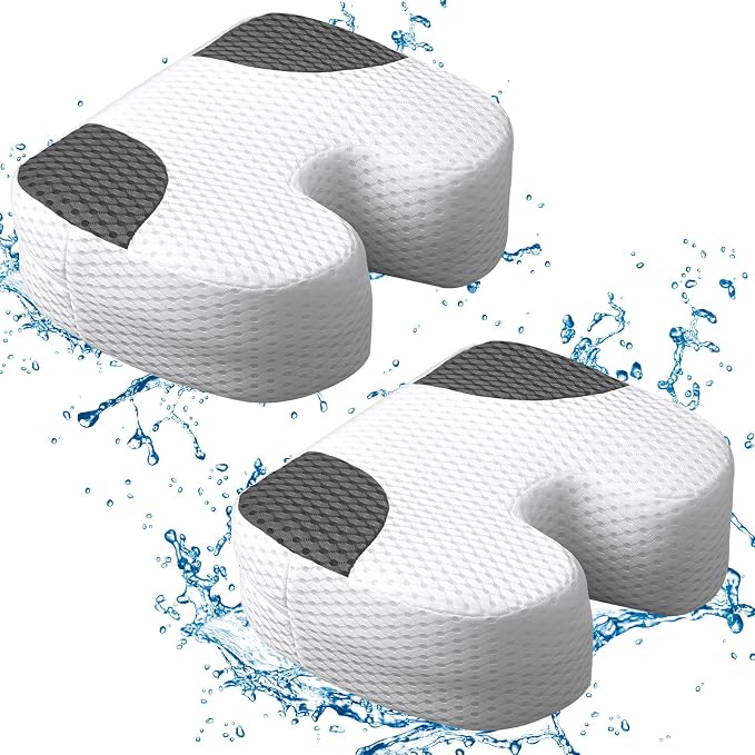 Suzile 2 Pcs Hot Tub Booster Seat Weighted Spa Bathtub Booster Inflatable by Suzile