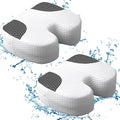 Suzile 2 Pcs Hot Tub Booster Seat Weighted Spa Bathtub Booster Inflatable by Suzile
