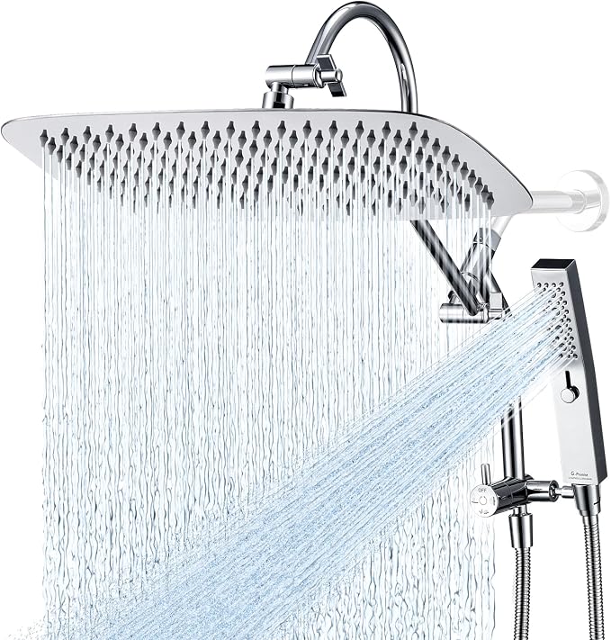 G-Promise All Metal 16 Inch Shower Head by G-Promise