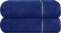MyOwn Cotton 2 Pack Oversized Bath Towel Set 28x55 inches, Large Bath Towels by Unknown