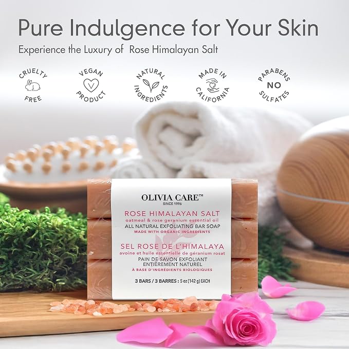 Olivia Care Exfoliating Bar Soap - Image 7