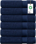 Delara 100% Organic Cotton Towels 650 GSM Plush Feather Touch Quick Dry Hand by Delara