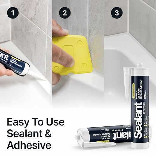 Crystal Clear Kitchen & Bathroom Sealant & Adhesive Hybrid Polymer | Superior - Image 2