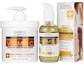 Advanced Clinicals Brightening Vitamin C Cream Moisturizer + Vitamin C Body Oil by AdvancedClinicals