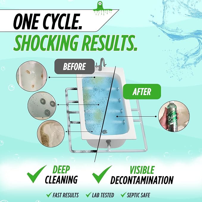 Oh Yuk Jetted Tub Cleaner for Jet Tubs, Whirlpools, The Most Effective Jetted - Image 2