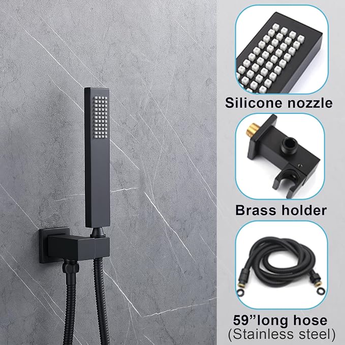 Shower System 12 Inches Rainfall Shower System Shower Head System - Image 6