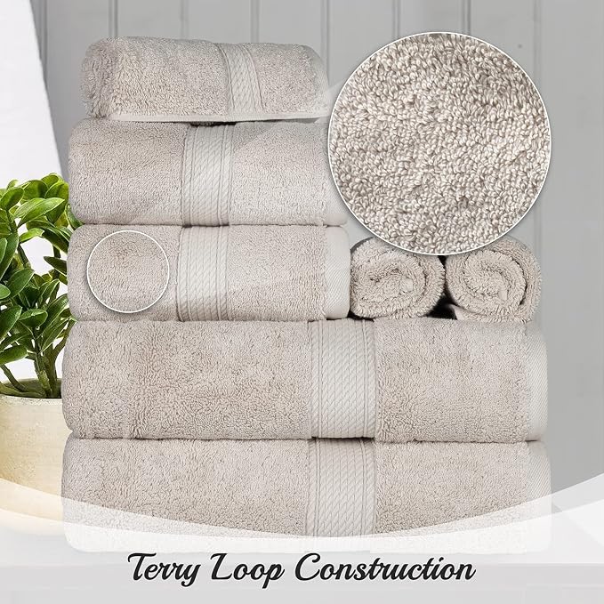 BLUENILEMILLS Madison Egyptian Cotton Towels, Towel Set - Image 7