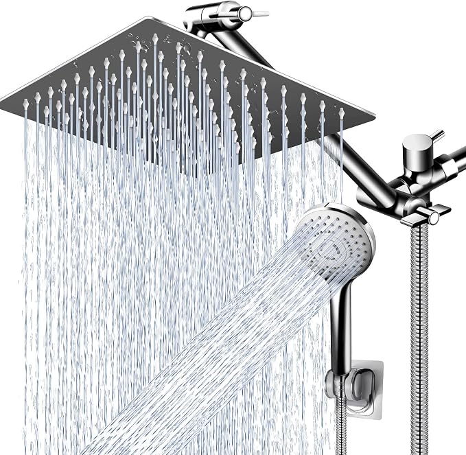 PinWin Modern 12" Large Square Rain Showerhead by PINWIN