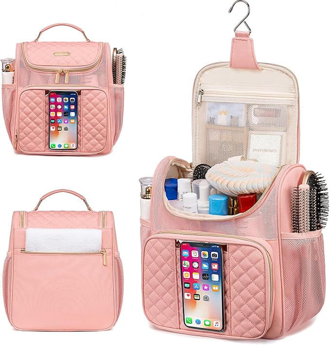 Large Toiletry Bag for Women Men, Portable Shower Caddy For College Dorms - Image 2