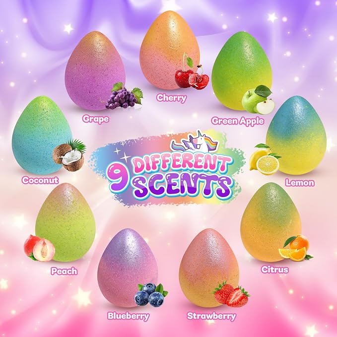 Unicorn Bath Bombs for Kids Girls - Image 5