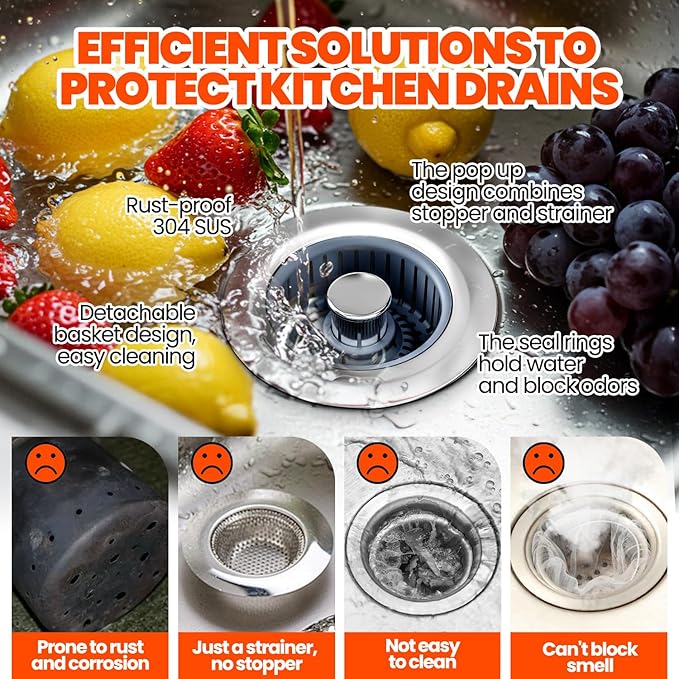 Kitchen Sink Drain Strainer - Image 5