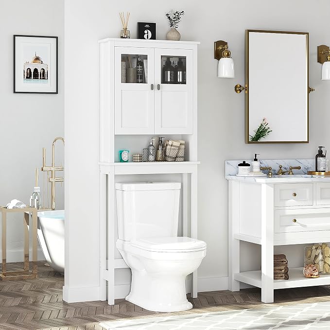 Spirich Bathroom Cabinet Over Toilet, Bathroom Storage Cabinet - Image 4