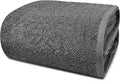 DAN RIVER Pack of 1 Bath Sheet 40x80 Inches, Extra Large Gray Bath Towels by DanRiver