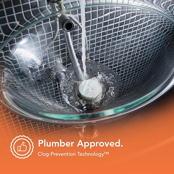 SinkShroom SSCLE988 The Revolutionary Sink Drain Protector Hair - Image 2