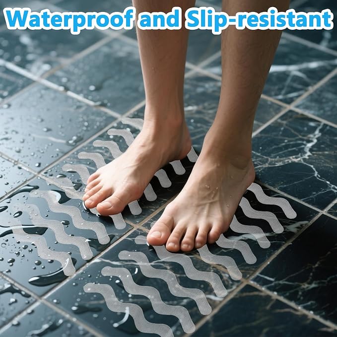 24pcs Anti Slip Shower Stickers, Non Slips Shower Strips - Image 5