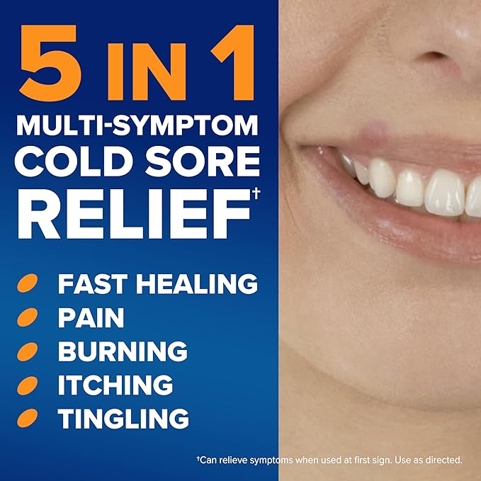 Abreva Docosanol 10% Cream Cold Sore Treatment, Fever Blister and Cold Sore - Image 2