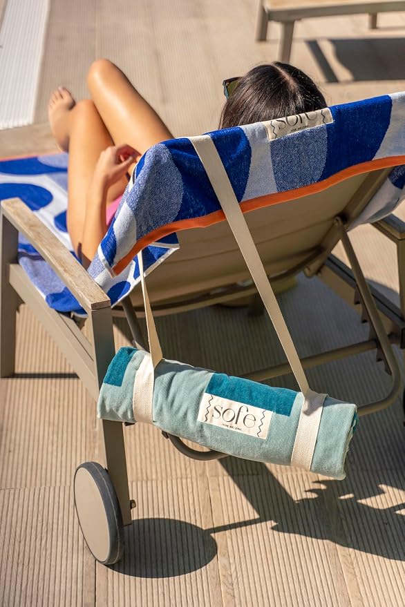SOFE H&L | LINVIA Foutah Quick Dry Beach Towel Pack of 1 Basic - Image 5