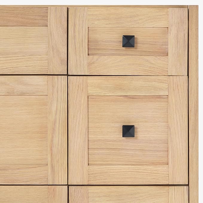 ARIEL Monroe 54 inch Bathroom Vanity Without Sink in White Oak, Bathroom Base - Image 8